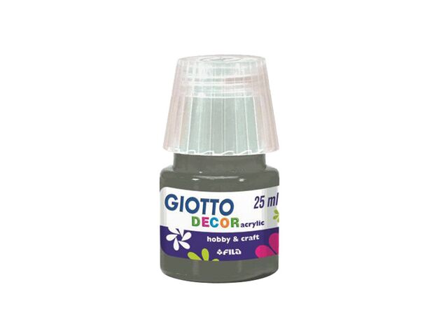 Obrázek produktu Barva akrylová Giotto 25 ml, tm. šedá