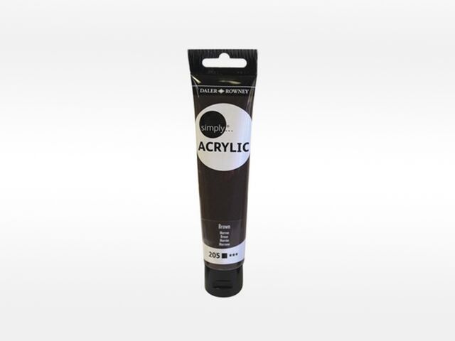 Obrázek produktu Barva akrylová Simply 75 ml, Brown