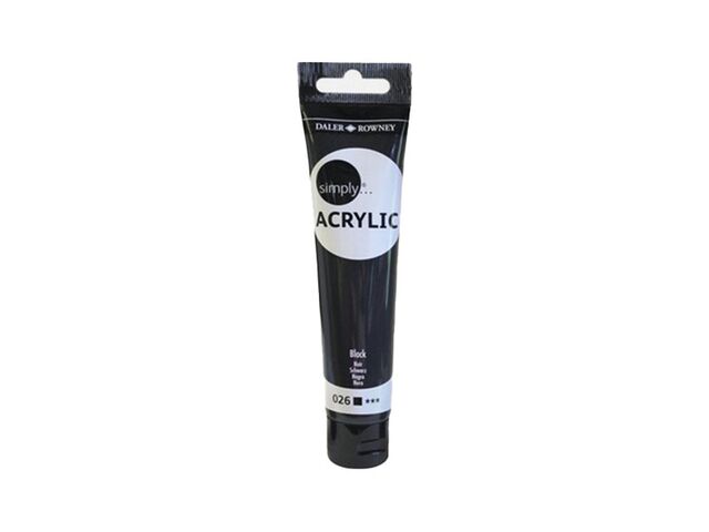 Obrázek produktu Barva akrylová Simply 75 ml, Black