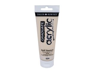 Barva akrylová Graduate 120 ml, Buff titanová