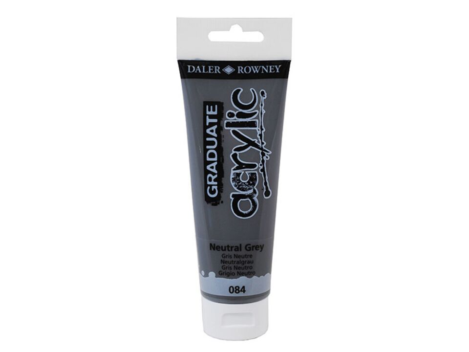 Barva akrylová Graduate 120 ml, šedá. EAN: 5011386062778
