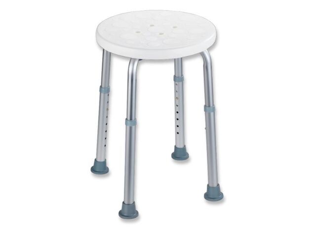 Obrázek produktu Stolička do sprchy Secura, do 120 kg, nastavitelná, nerez/plast