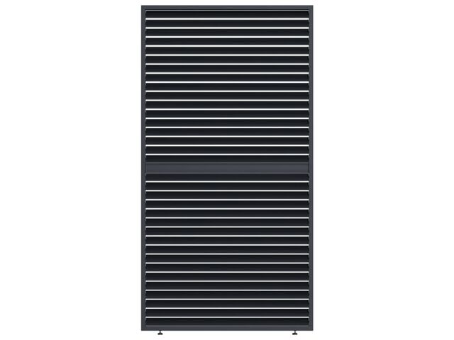 Obrázek produktu Panel zastínění pro bioklimatickou pergolu, sklápěcí lamely, antracit - horizontální 1,3 m