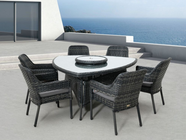 Obrázek produktu Sestava ratanová RIVERSIDE, antracit