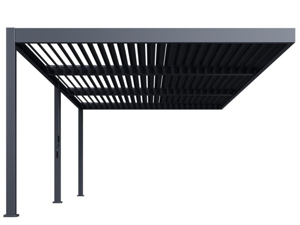 Pergola bioklimatická INTRO DUO 6 x 4 m, hliník - do stěny. EAN: 8595226715262
