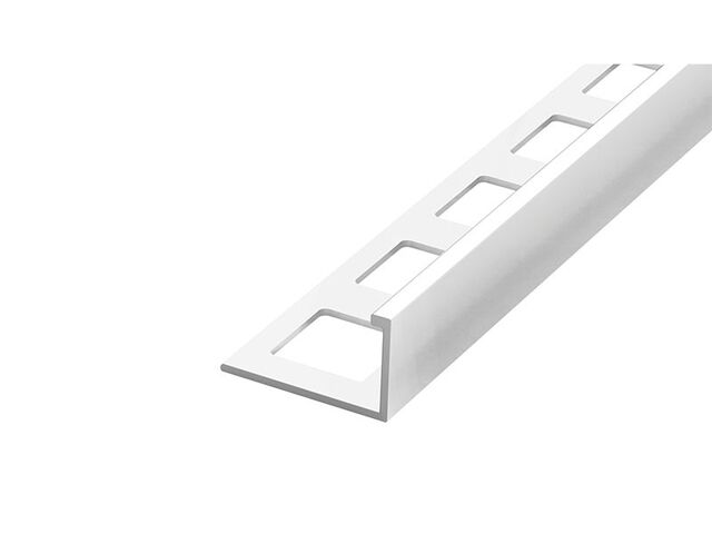 Obrázek produktu Lišta ukončovací L, premium, hliník komaxit bílá lesk, v: 11mm, d: 2,5m