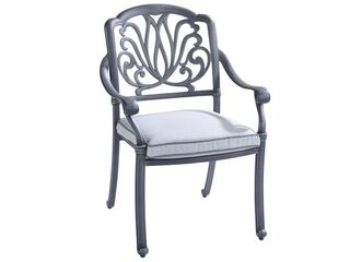 Křeslo s polstrem Amalfi šedé