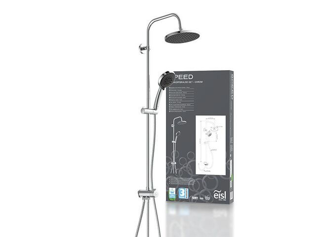Obrázek produktu Sprchový systém Speed Wellness, nerez tyč, hadice 150 cm, chrom