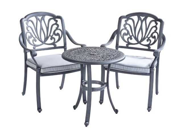 Obrázek produktu Zahradní sestava AMALFI šedá 1+2 bistro