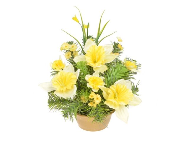 Obrázek produktu Vazba květinová umělá jarní č.50, 27x23x34cm