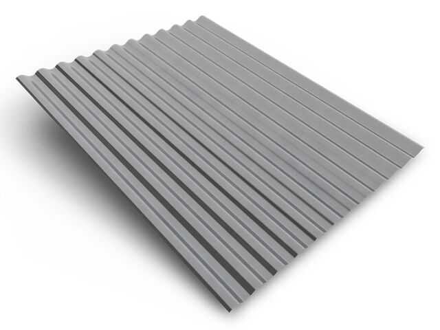 Obrázek produktu Plech vlnitý S18 76/18 pozink 0,4x883x1100mm