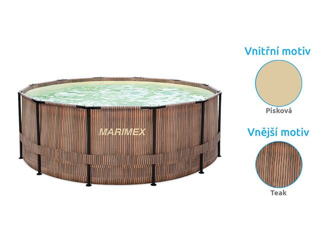 Obrázek produktu Bazén Florida 3,66 x 0,99 m TEAK se skimmerem