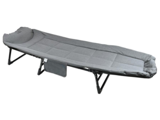 Lehátko kempingové skládací SOFA šedé polohovací