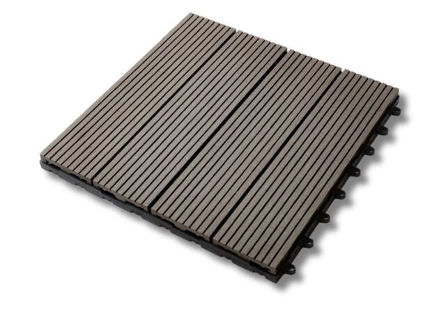 Obrázek produktu Dlaždice terasová WPC Guttadeck, light grey, 23x300x300mm