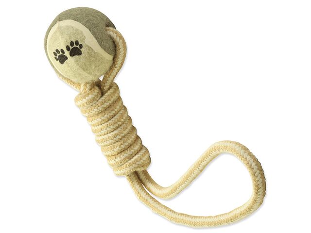Obrázek produktu Hračka Dog Fantasy přetahovadlo Juta tenisák házecí 34cm