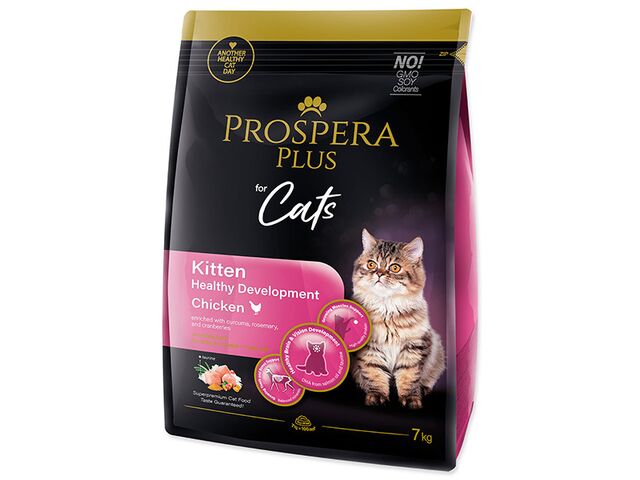 Obrázek produktu Krmivo Prospera Plus Kitten Chicken Healthy Development 7kg