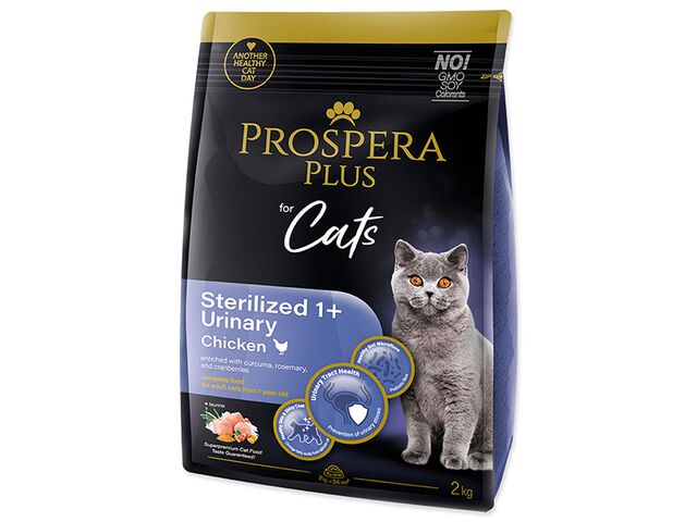 Obrázek produktu Krmivo Prospera Plus Sterilized 1+ Chicken Urinary 2kg