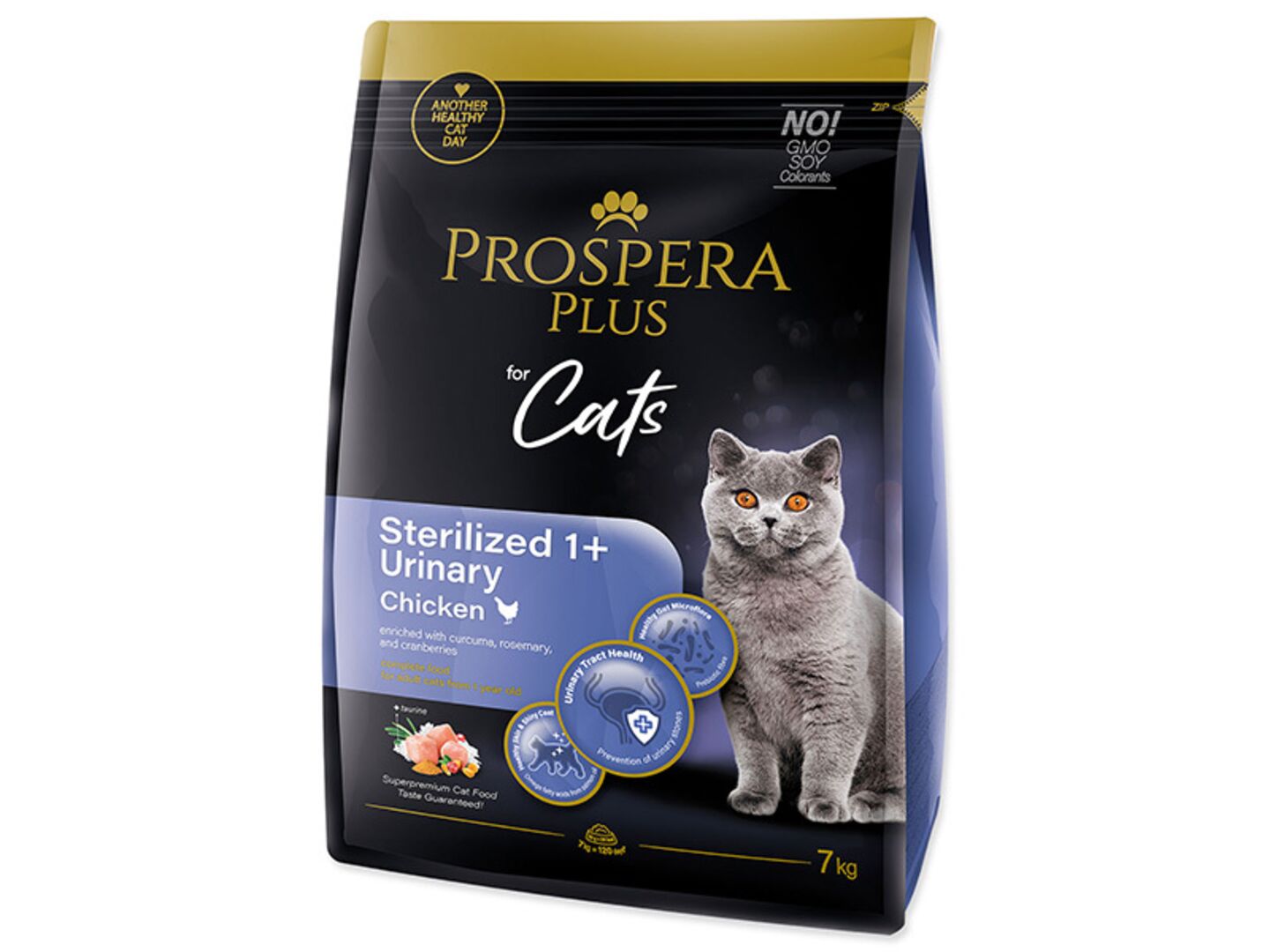 Krmivo Prospera Plus Sterilized 1+ Chicken Urinary 7kg