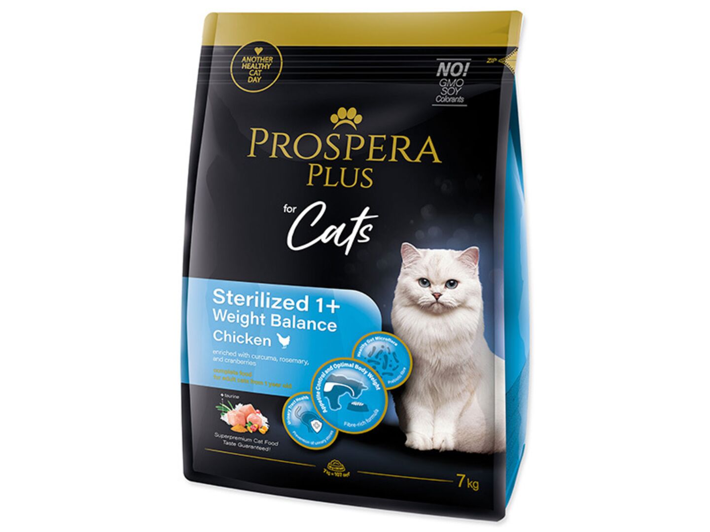 Krmivo Prospera Plus Sterilized 1+ Chicken Weight Balance 7kg