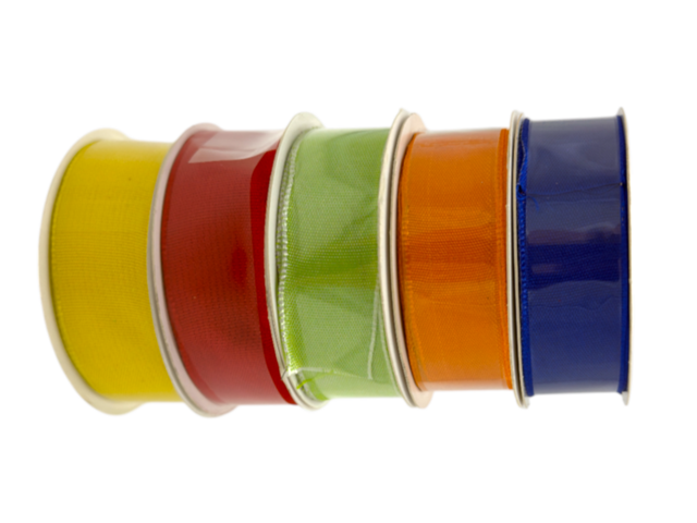 Obrázek produktu Stuha velikonoční 2,5x300cm, mix barev