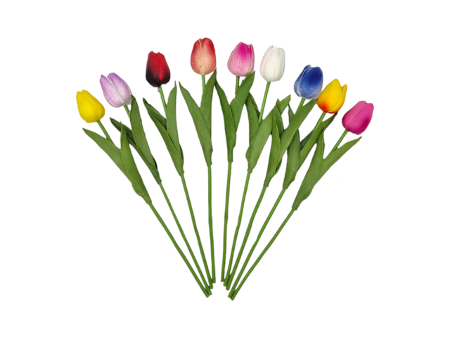 Obrázek produktu Tulipán 1 květ, 32cm, mix barev