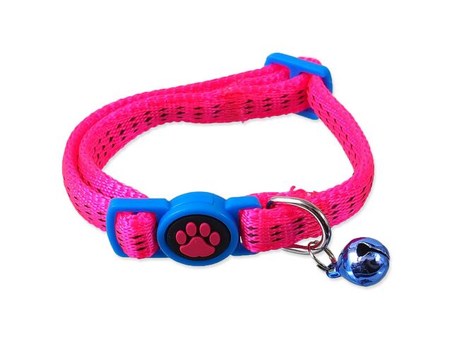 Obrázek produktu Obojek Magic Cat Nylon XS růžový 1x19-31cm