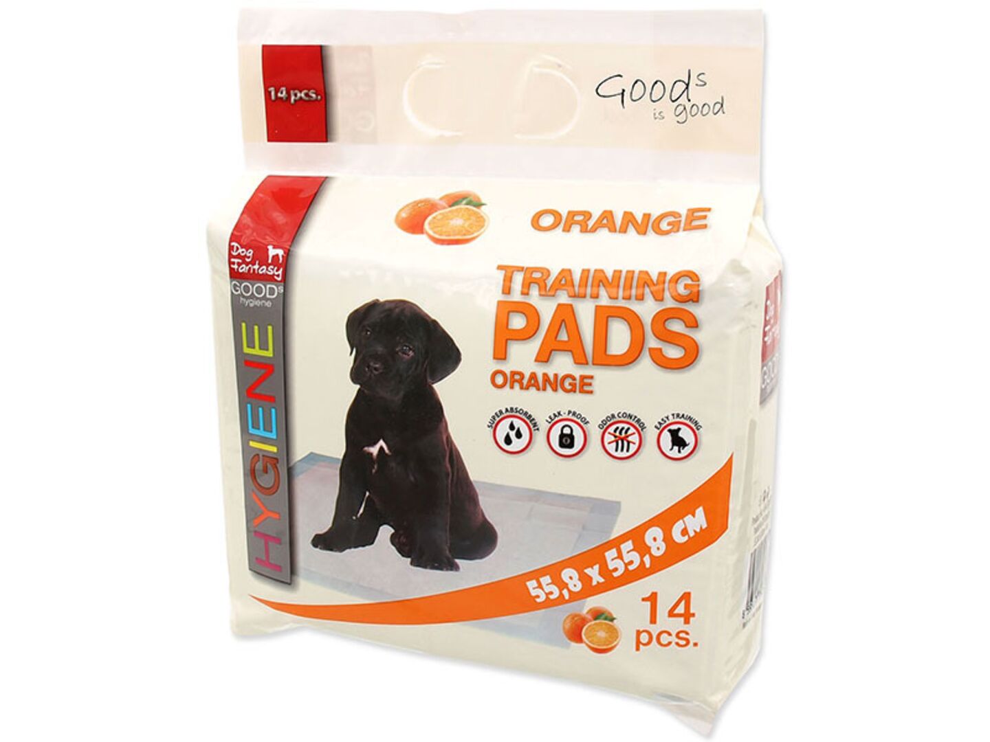 Podložka Dog Fantasy Orange 55,8x55,8cm 14ks