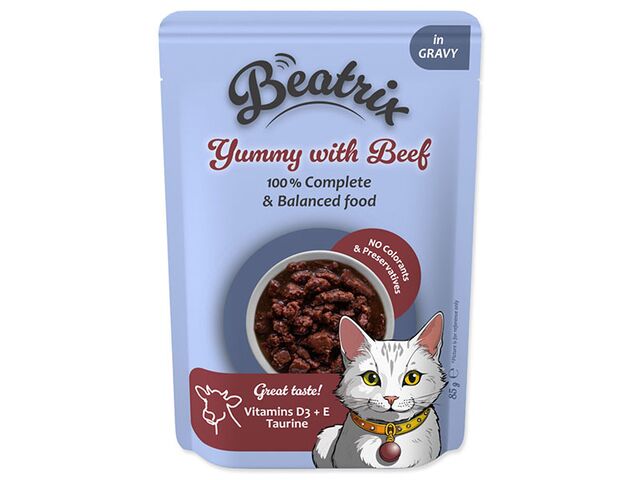 Obrázek produktu Kapsička Beatrix Adult s hovězím 85g