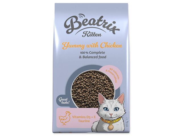 Obrázek produktu Krmivo Beatrix Kitten s kuřecím 10kg