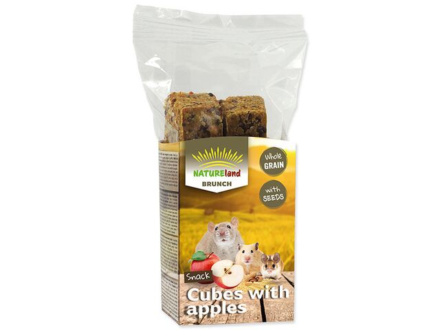 Obrázek produktu Pochoutka Nature Land Brunch celozrnné kostky s jablkem 90g