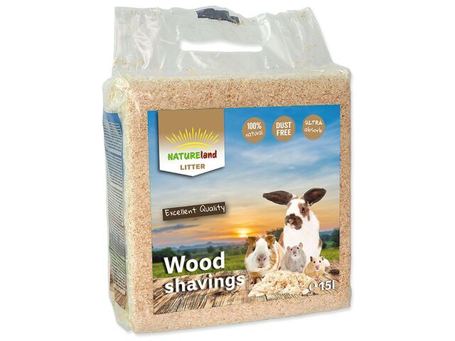 Obrázek produktu Podestýlka Hobliny Nature Land Litter 15L