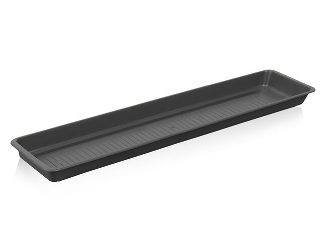 Obrázek produktu Podmiska plastová pod truhlík Garden, Trend 80cm, antracit