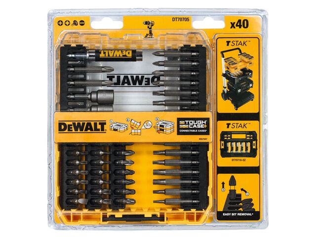 Obrázek produktu Sada bitů 40dílná DeWALT