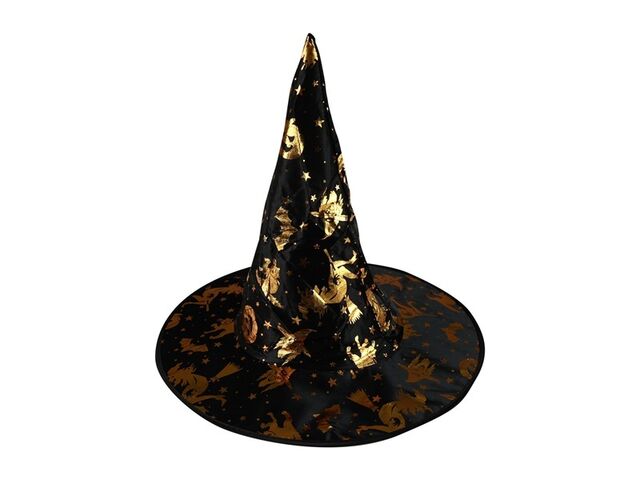 Obrázek produktu Klobouk dětský čarodějnice/čaroděj 27cm