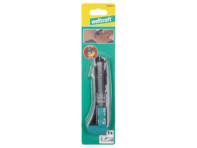 Obrázek produktu Nůž odlamovací PlusCutter 18 mm s vložkou Wolfcraft