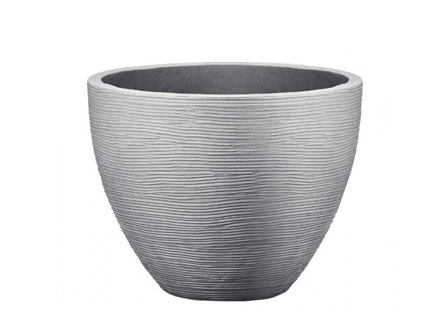 Obrázek produktu Obal na květník TROPEA plastový pr.40cm v.31cm, tmavě šedá