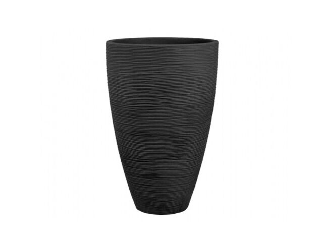 Obrázek produktu Obal na květník TROPEA plastový pr.40cm v.60cm, antracit