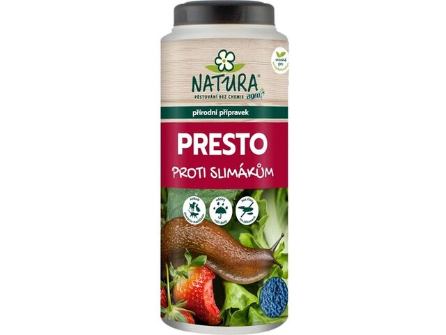 Obrázek produktu NATURA PRESTO na slimáky a plzáky, 500 g plast.láhev