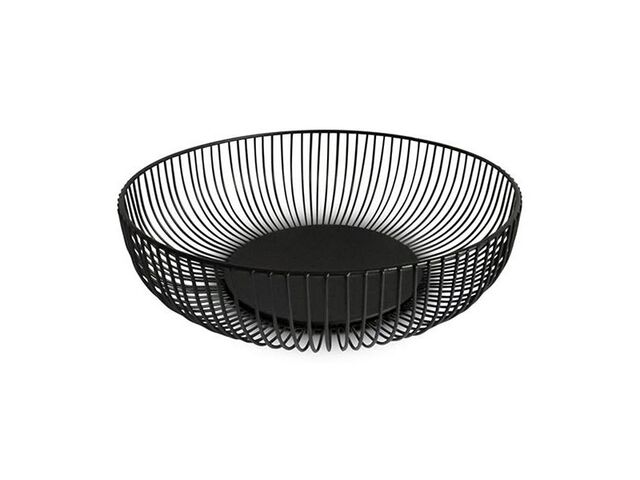 Obrázek produktu Mísa na ovoce KITCHISIMO drát černá 28x15,5x7,5 cm