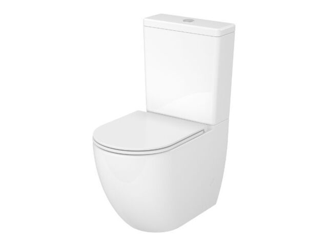 Obrázek produktu WC kombi Remo s vírovým splachováním, sedátko Soft close, bílé