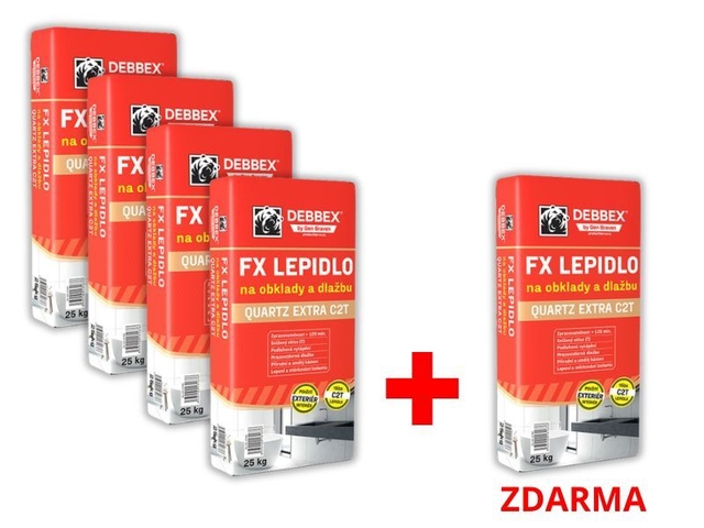 Obrázek produktu Lepidlo Quartz Extra FX C2T 25kg 4+1 ZDARMA