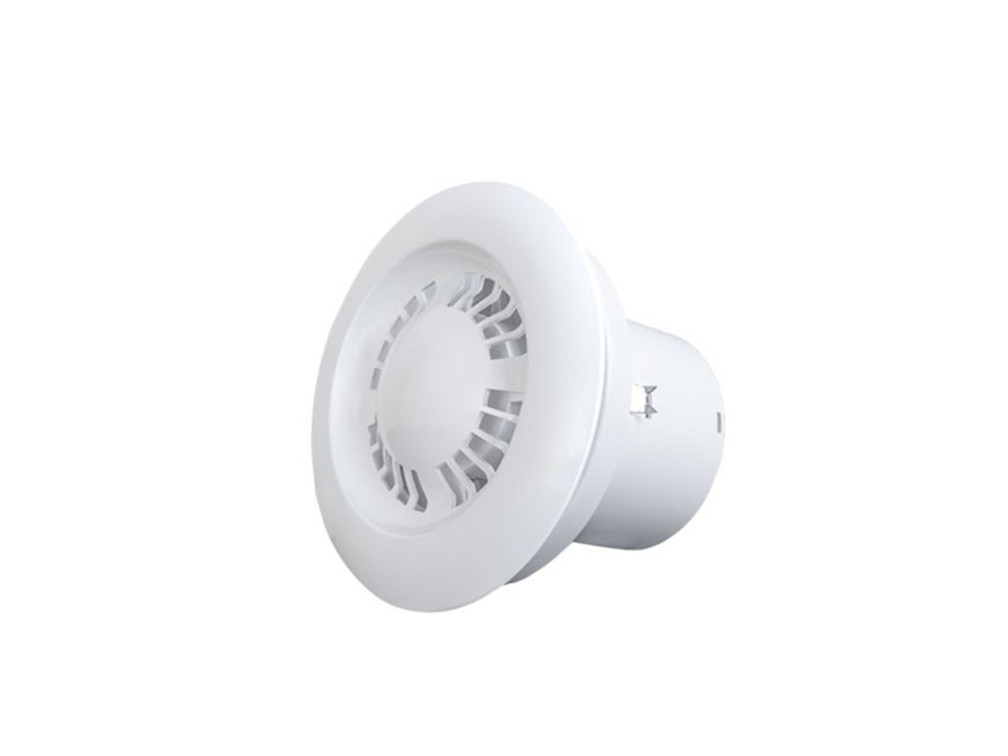 — Ventilátor Lunar 100-T, koupelnový s klapkou a časovačem, 8 W, bílý