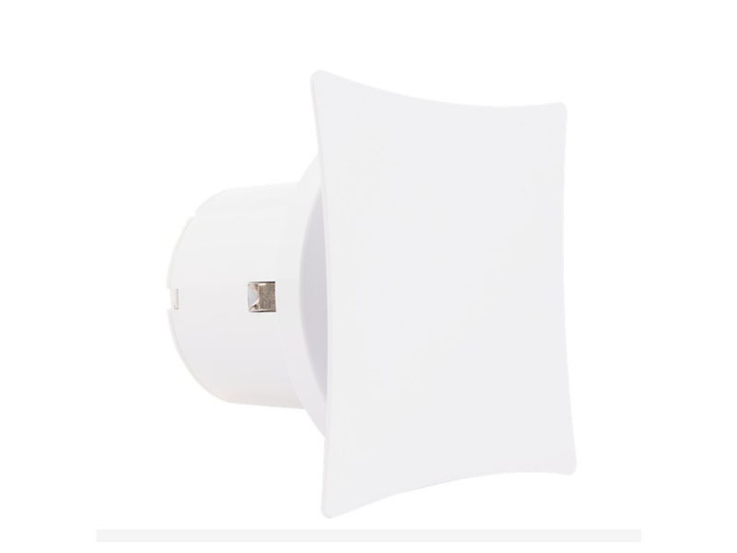 MakTrade Ventilátor Mistral 100-K, koupelnový s klapkou, 8 W, bílá matná