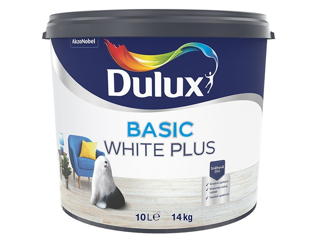 Obrázek produktu Dulux Basic White Plus 10 l