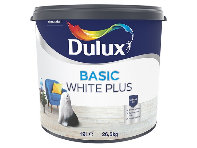 Obrázek produktu Dulux Basic White Plus 19 l