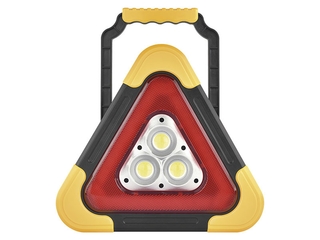 Trojúhelník varovný nabíjecí, LED COB 350lm, 1800 mAh/3,7 V