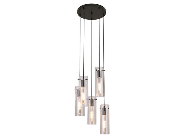 Obrázek produktu Svítidlo závěsné Acantha 5 x E14 max. 60W sklo kov