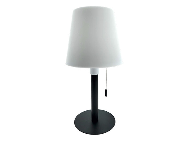 Obrázek produktu Lampa solární/USB stolní 30cm, kovová, černá