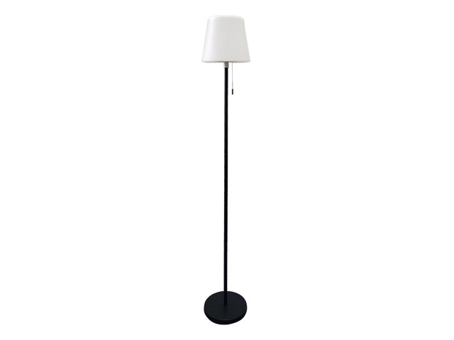 Obrázek produktu Lampa solární/USB stojanová 1,55 cm, kovová, černá