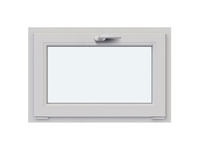 Obrázek produktu Okno plastové sklopné BRAVO bílé, S1 60x40, 2sklo, 4kom/60mm (vč.kliky)